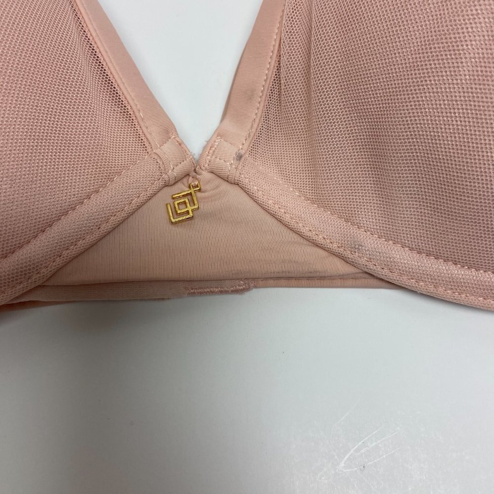 Thirdlove Womens Pink Adjustable Strap 24/7 Classic Contour Plunge Bra Size 40 D - Picture 3 of 6